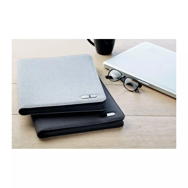 Teczka konferencyjna A4 na zamek NOTES FOLDER - Szary (MO9549-07)