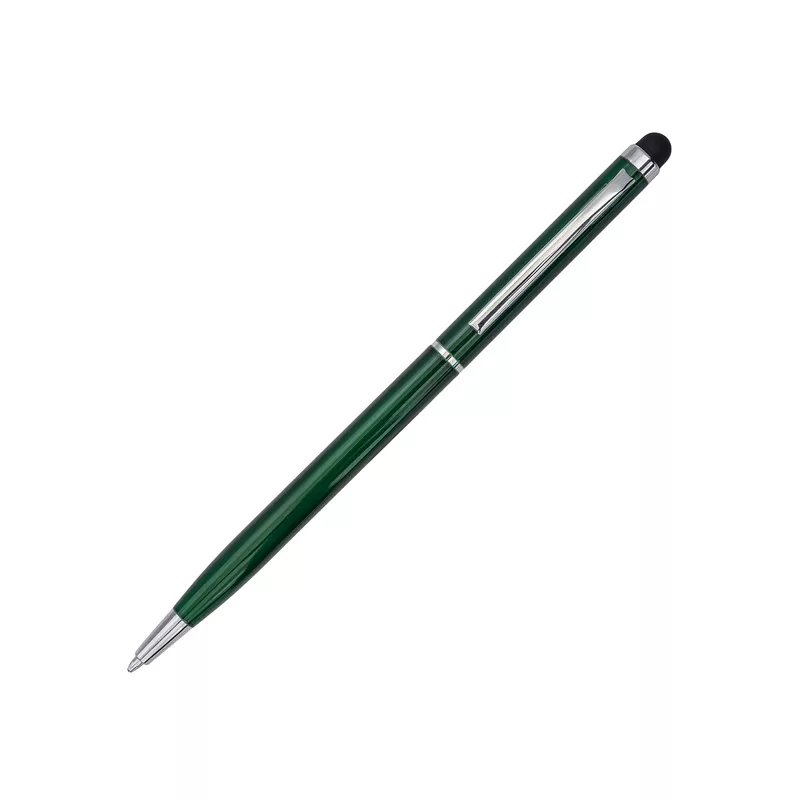 Długopis aluminiowy Touch Tip - ciemnozielony (R73408.51)
