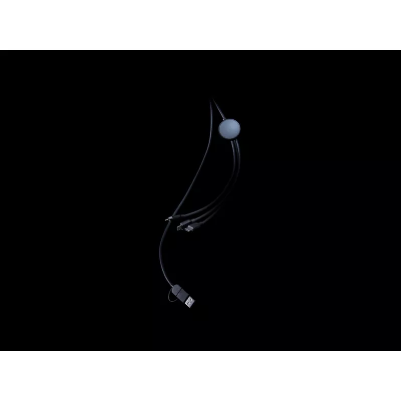 Kabel do ładowania 6 w 1 RABS - black (P302.481)