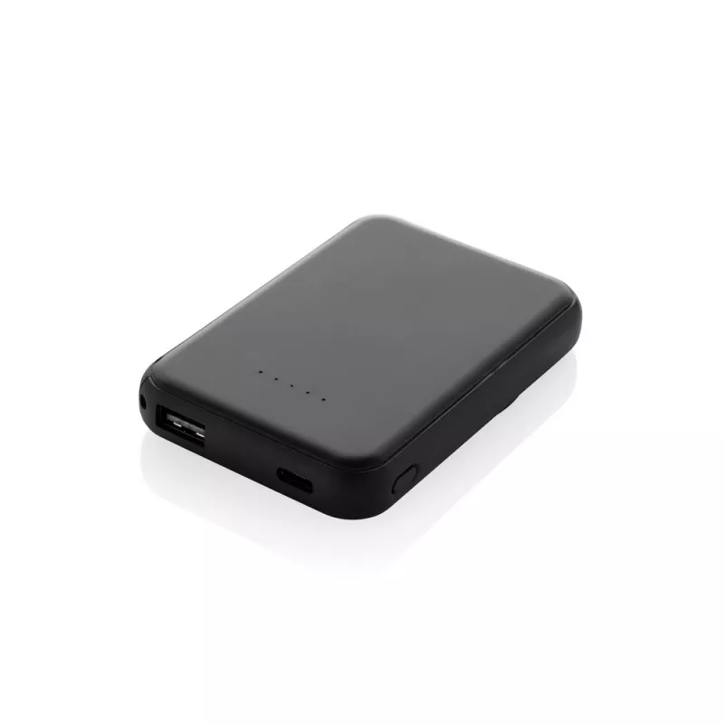 Magnetyczny bezprzewodowy power bank 5000 mAh, 5W Stellar - czarny (P322.5901)