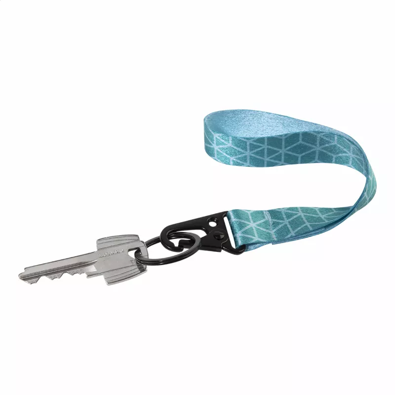 SuboFob Hook personalizowany brelok RPET - czarny (AP715050-10)