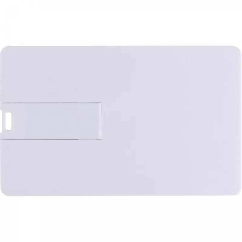 Pendrive plastikowy karta 8GB 2.0 LEONA - biały (2033606)