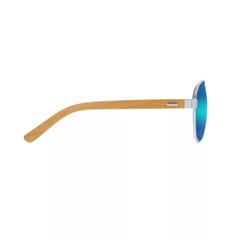 Okulary przeciwsłoneczne, etui z mikrofibry w komplecie - niebieski (VA301-11)