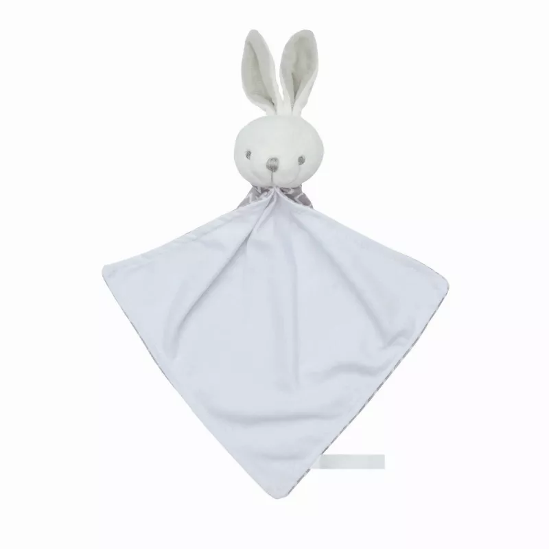 Króliczek przytulanka - biały, szary (56-0502215)