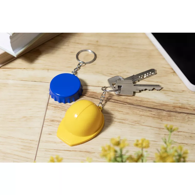 Popcap brelok z otwieraczem do butelek RABS - niebieski (AP800336-06)