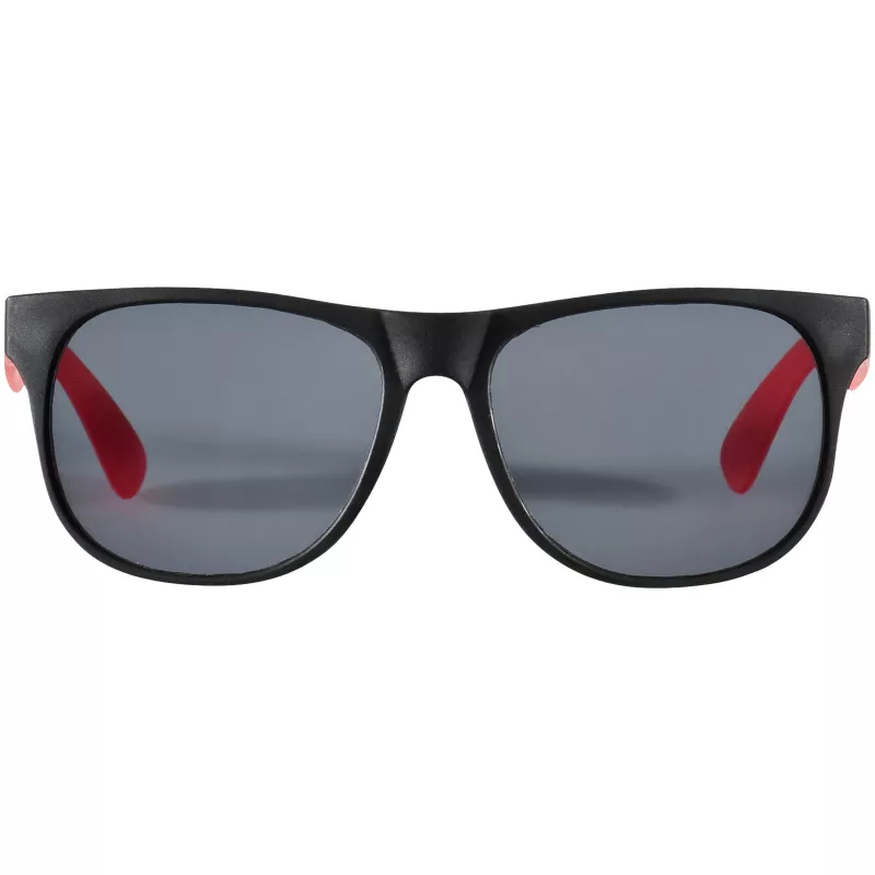 Reklamowe okulary przeciwsłoneczne RETRO - Czarny-Czerwony (10034402)