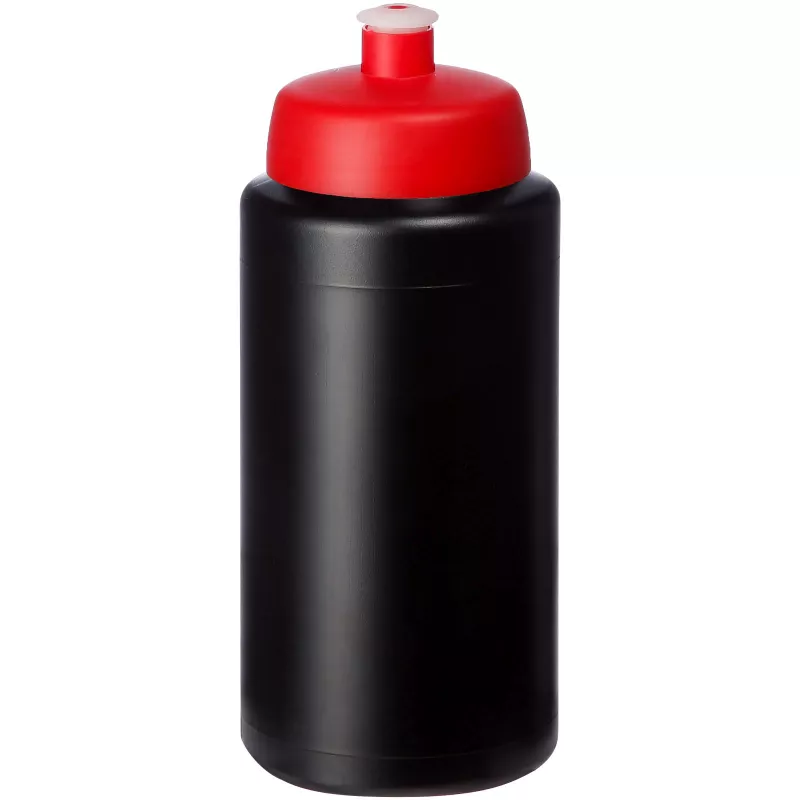 Bidon Baseline® Plus o pojemności 500 ml ze sportowym wieczkiem i uchwytem - Czarny-Czerwony (21068714)