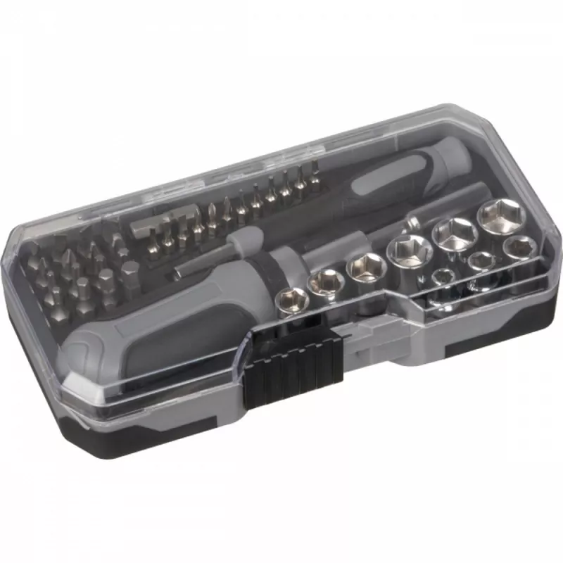 Zestaw narzędzi 41 elementów JOSEPHINE - szary (9489407)