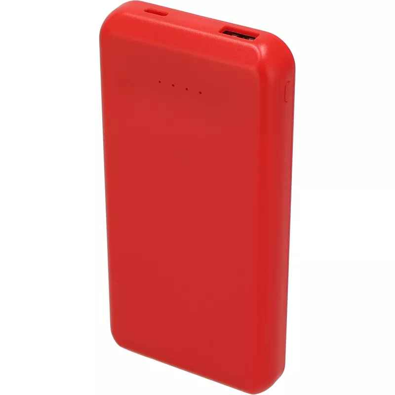 Power bank z ABS z recyklingu 10000 mAh PRESTON - czerwony (3549405)
