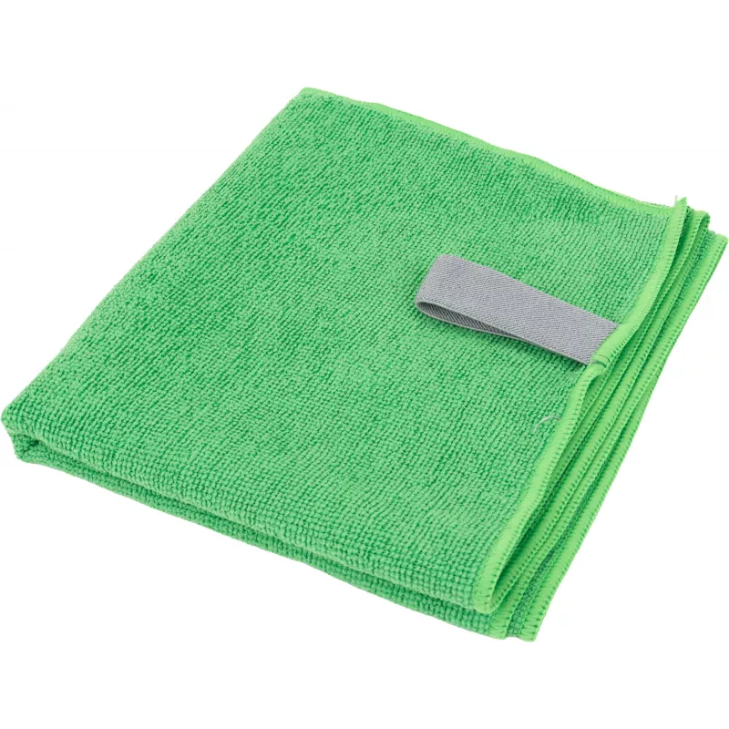 Mały ręcznik z mikrofibry 160 g/m² HUGH - zielony (7475409)