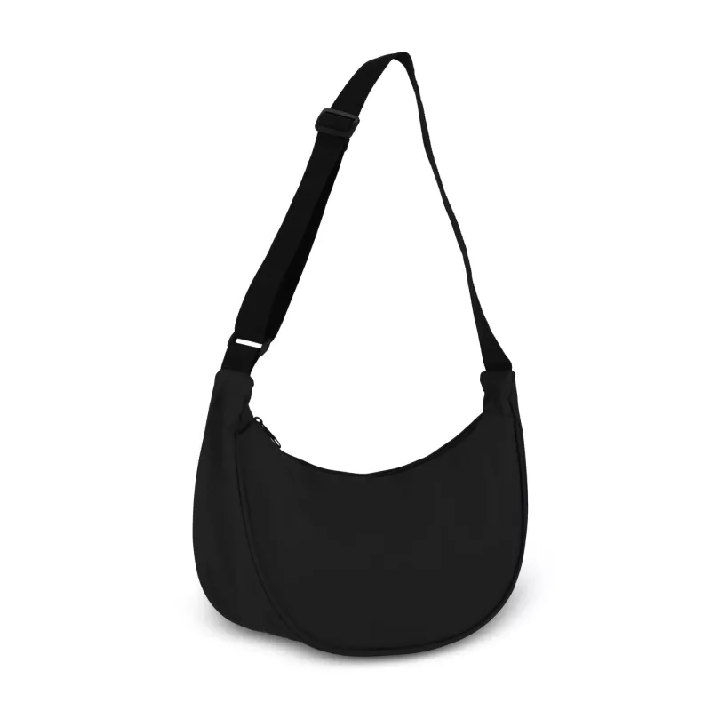 Torba na ramię R-PET 600D z powłoką PU - czarny (LT95358-N0002)