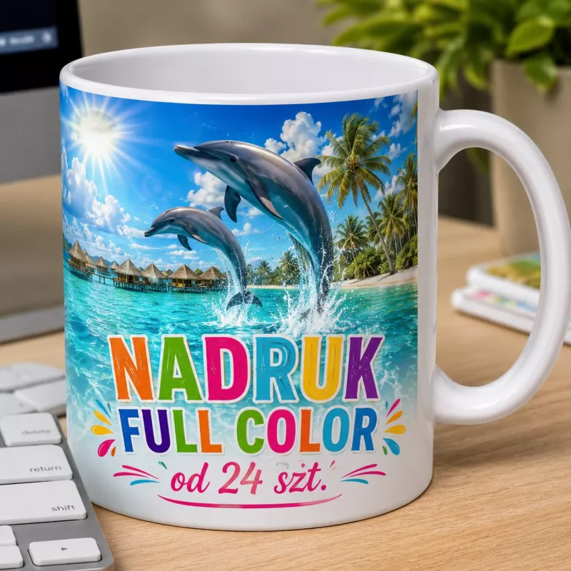Kubek reklamowy Tomek Art Solid (300 ml) - biały (M/564-BIAŁY)