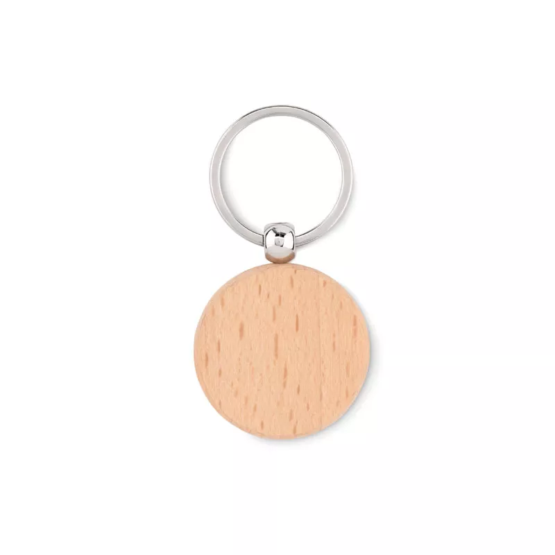 Brelok drewniany okrągły TOTY WOOD - Drewna (MO9773-40)