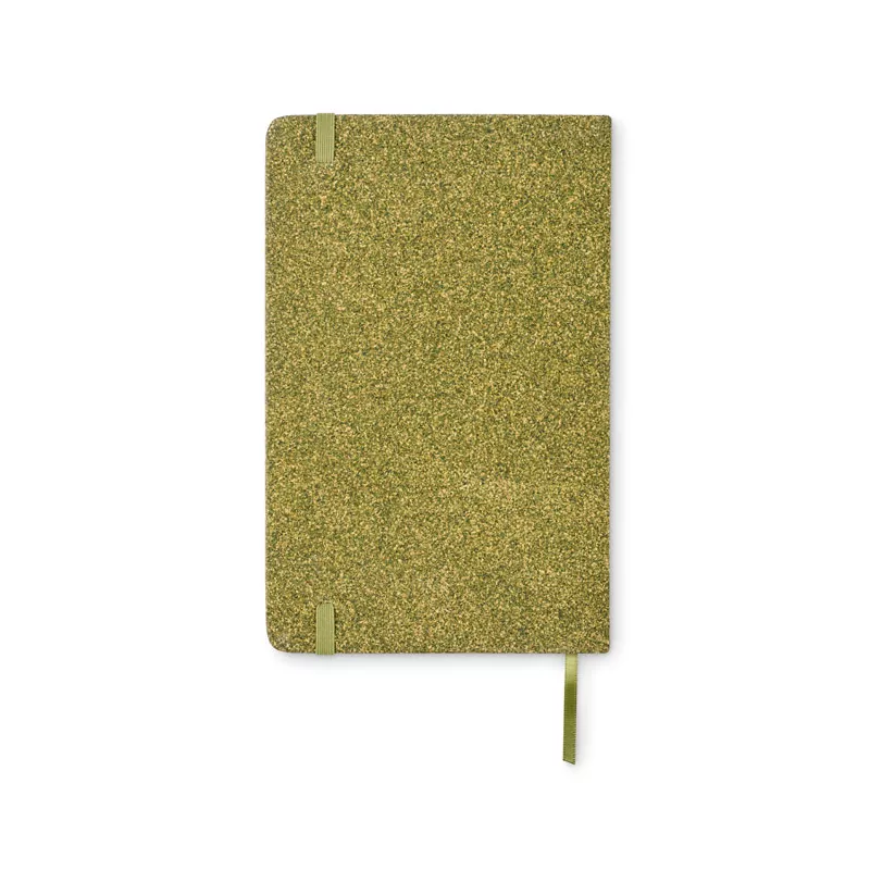 Notes A5 w korkowej okładce 80 kartek w linię CHIPPEWA - Zielony (MO2603-09)