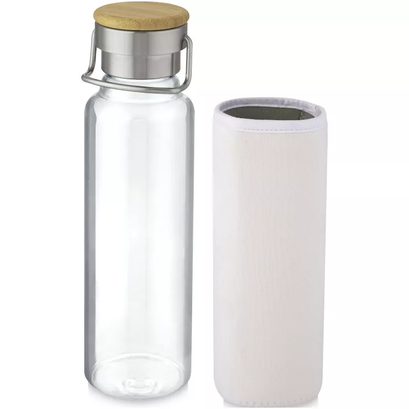 Szklana butelka Thor 660 ml z neoprenowym pokrowcem - Biały (10069601)