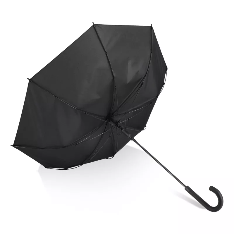 Verdure 190T Pongee 23""Wiatroodporny parasol zuchwytem, automatyczny - czarny (LT97119-N0002)