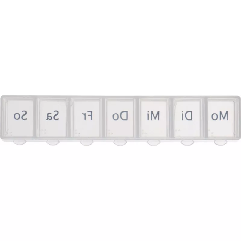 Pudełko na leki KATIE - przeźroczysty (7389666)