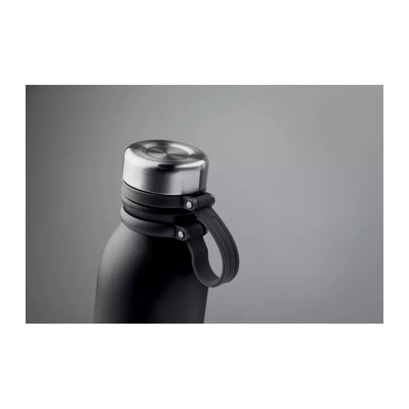 Butelka stalowa dwuścienna 600 ml ICELAND - Czarny (MO9539-03)