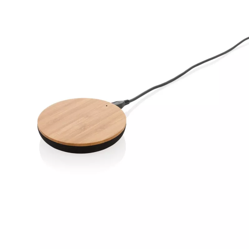 Bambusowa ładowarka bezprzewodowa 5W Bamboo X - brązowy (P308.279)