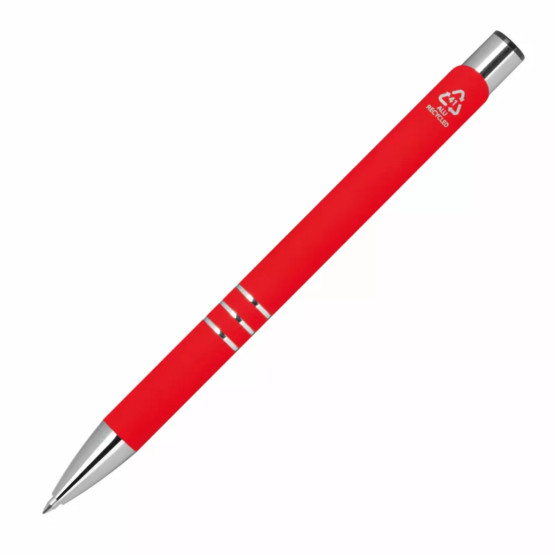 Długopis metalowy półżelowy DUNMORE - czerwony (399105)