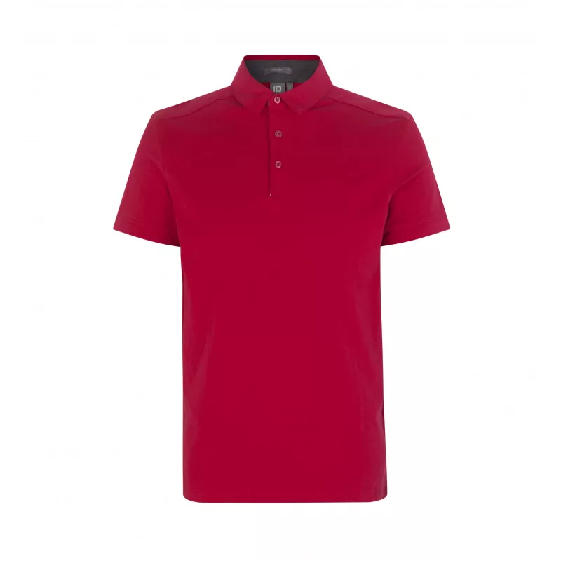 Koszulka bawełniana 185 g/m² ID Polo biznes/Jersey 0534 - Red (0534-RED)