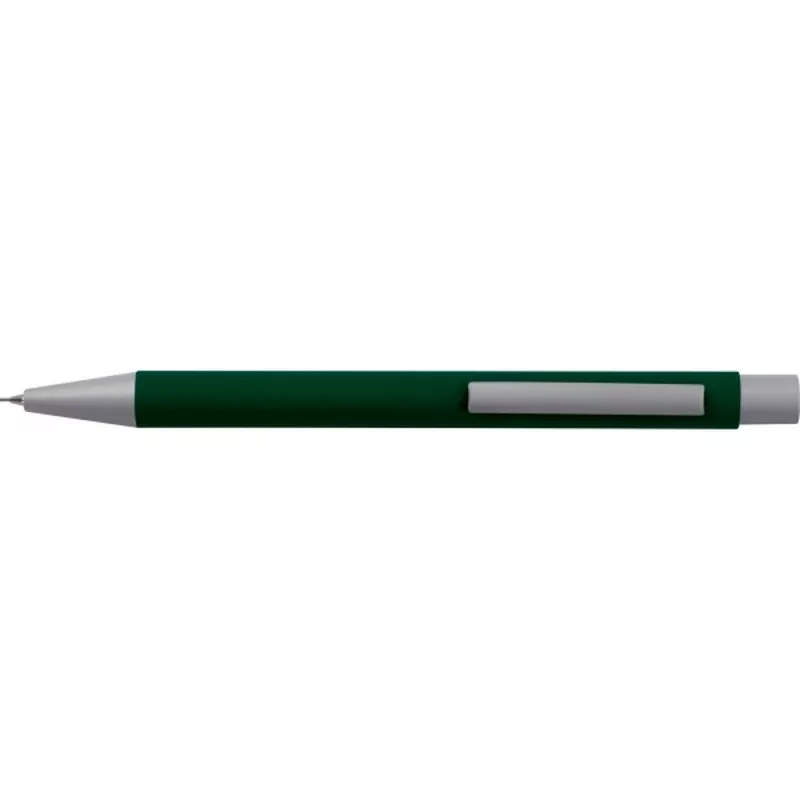 Ołówek automatyczny soft touch ANCONA - ciemnozielony (386999)