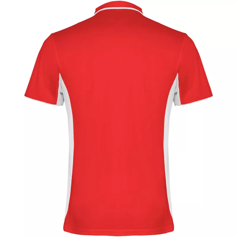 Montmelo koszulka polo unisex z krótkim rękawem - Biały-Czerwony (R0421-RED-WHITE)