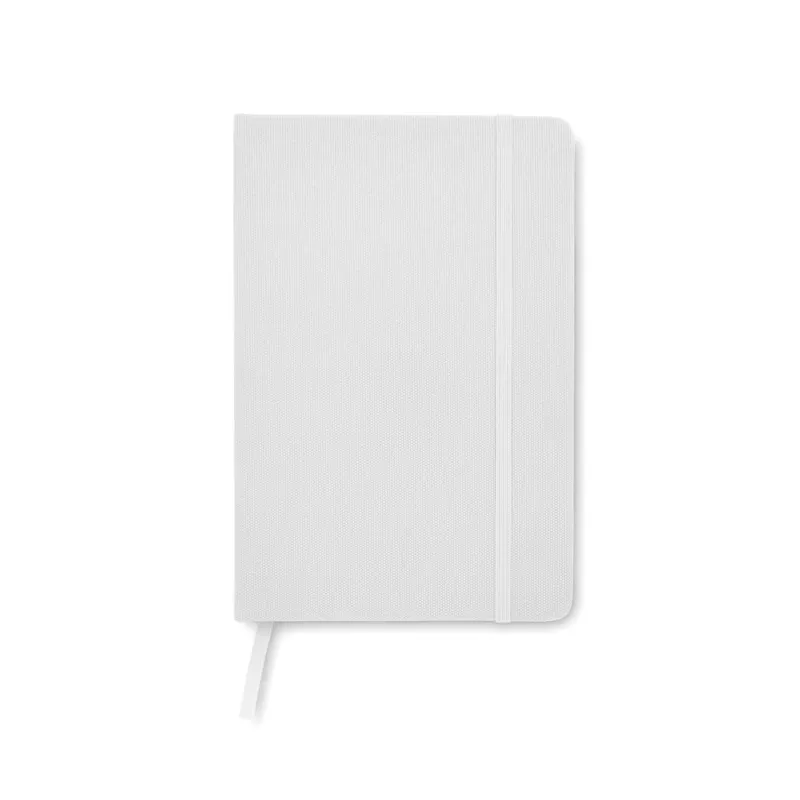 Notes A5 w okładce z RPET 80 kartek w linię NOTE RPET - Bialy (MO9966-06)