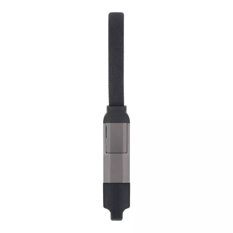 Wielofunkcyjny brelok OTG z kablem 4 w 1 o mocy 60W - czarny (LT95660-N0002)