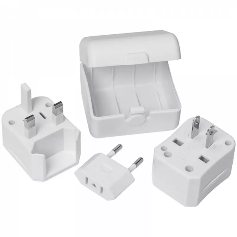 Adapter podróżny PERU - biały (039406)