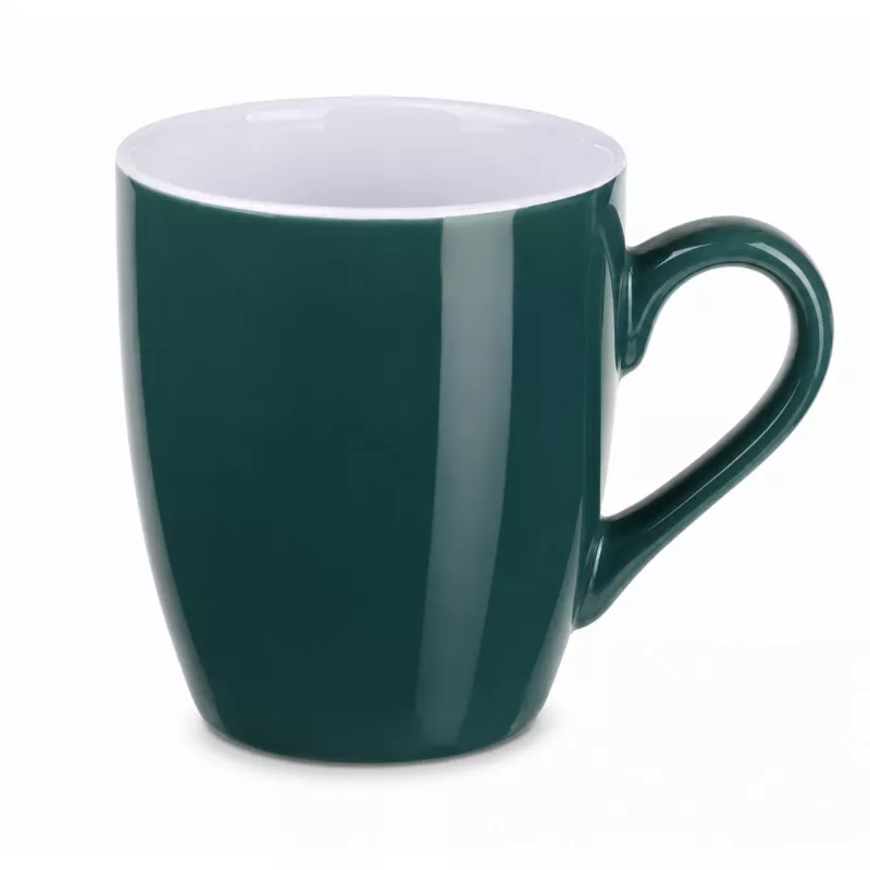 Kubek reklamowy Ilona (300 ml) - zielono-biała (M/040-ZIELONO/BIAŁY)