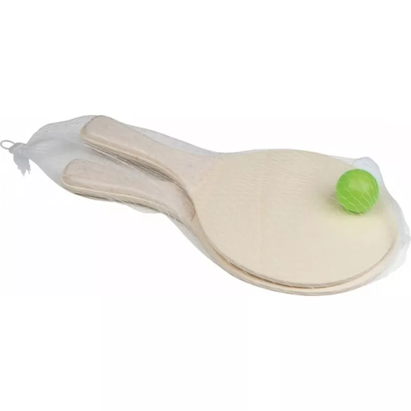 Zestaw paletek plażowych MALAGA - beżowy (358713)