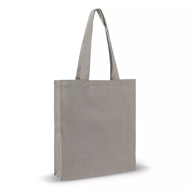 Bawełniana torba na zakupy z recyklingu 38x42x10cm - jasnoszary (LT95199-N0062)