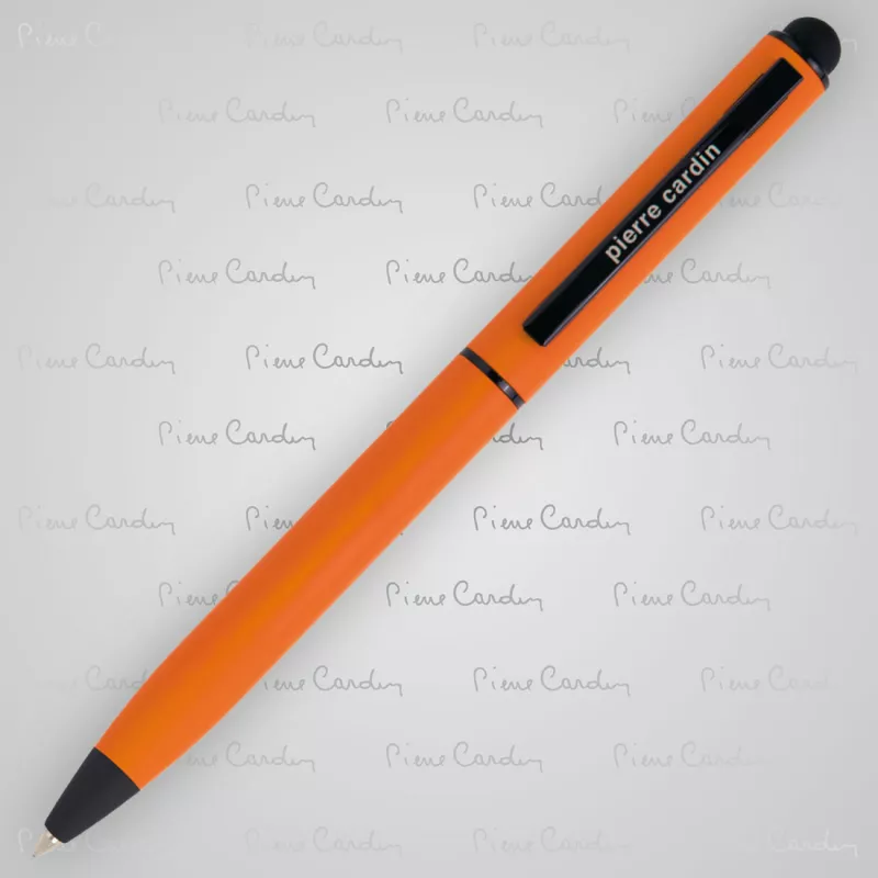 Długopis metalowy touch pen, soft touch CELEBRATION Pierre Cardin - pomarańczowy (B0101701IP310)