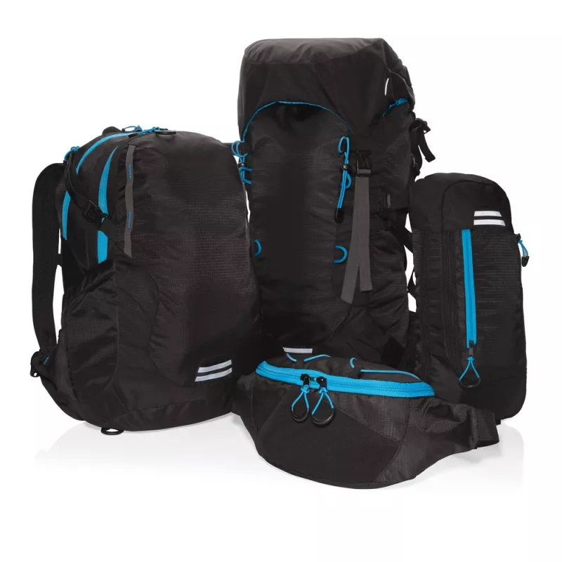 Plecak Explorer 40l - czarny, niebieski (P760.141)