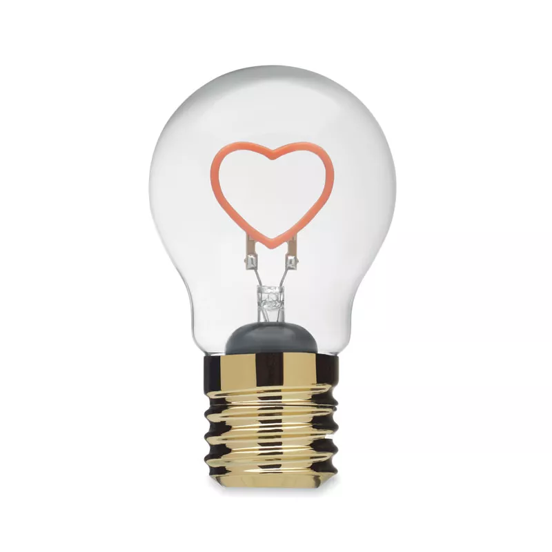 Lampka dekoracyjna LED w kształcie żarówki LUMIGLOW - Fluorescencyjny -Fuksja (MO2797-72)