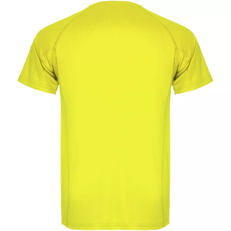 Montecarlo sportowa koszulka dziecięca z krótkim rękawem - Fluor Yellow (K0425-FLYELLOW)