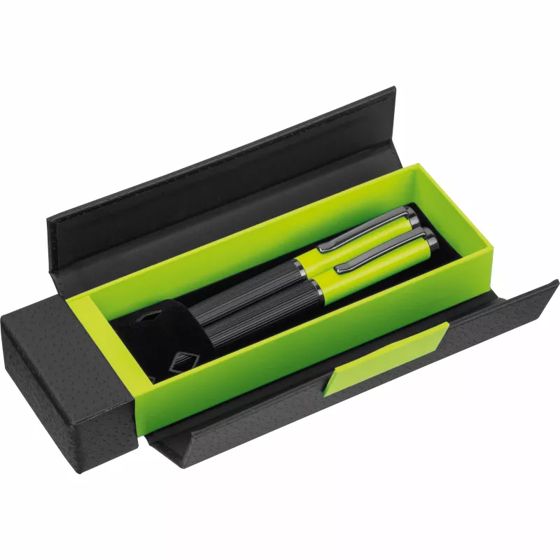 Zestaw piśmienny długopis i pióro kulkowe REGINALD - irish green (1539829)