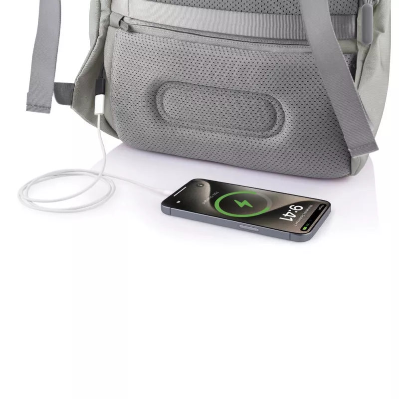 Bobby Soft plecak chroniący przed kieszonkowcami - grey, grey (P705.7919)