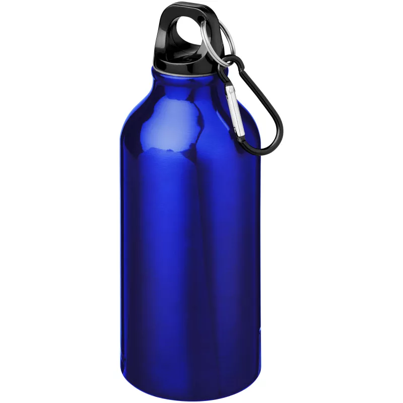 Oregon butelka 400 ml z karabińczykiem aluminium z recyklingu RCS - Niebieski (10073852)