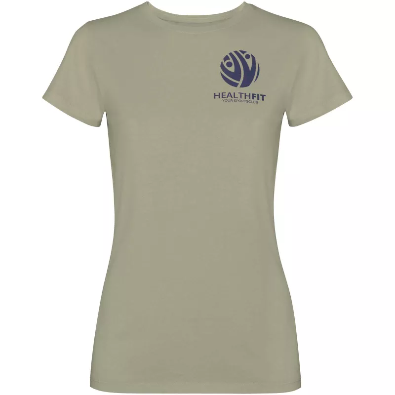 Jamaica koszulka damska z krótkim rękawem - Khaki (R2201-KHAKI)