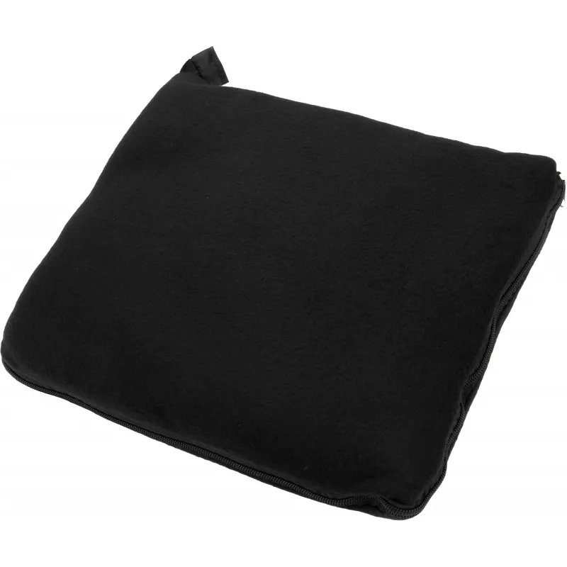Koc z polaru/poduszka 2w1 RADCLIFF - czarny (277503)