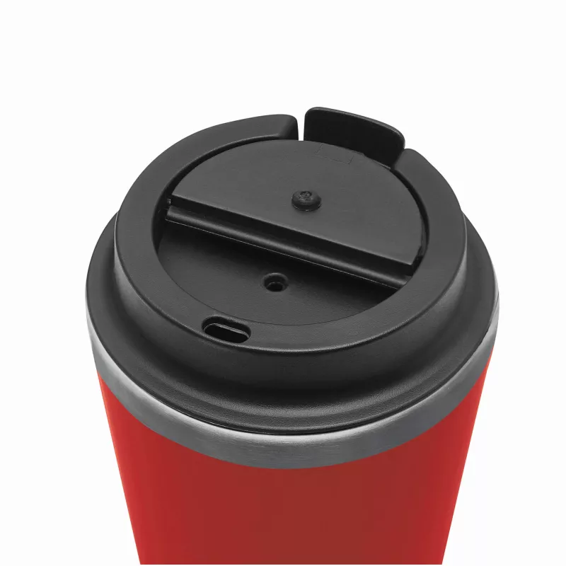 Kubek podróżny 350 ml TAKE & GO dwuścienny - czerwony (56-0304643)