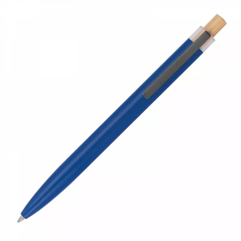 Długopis z aluminium z recyklingu - niebieski (1384504)