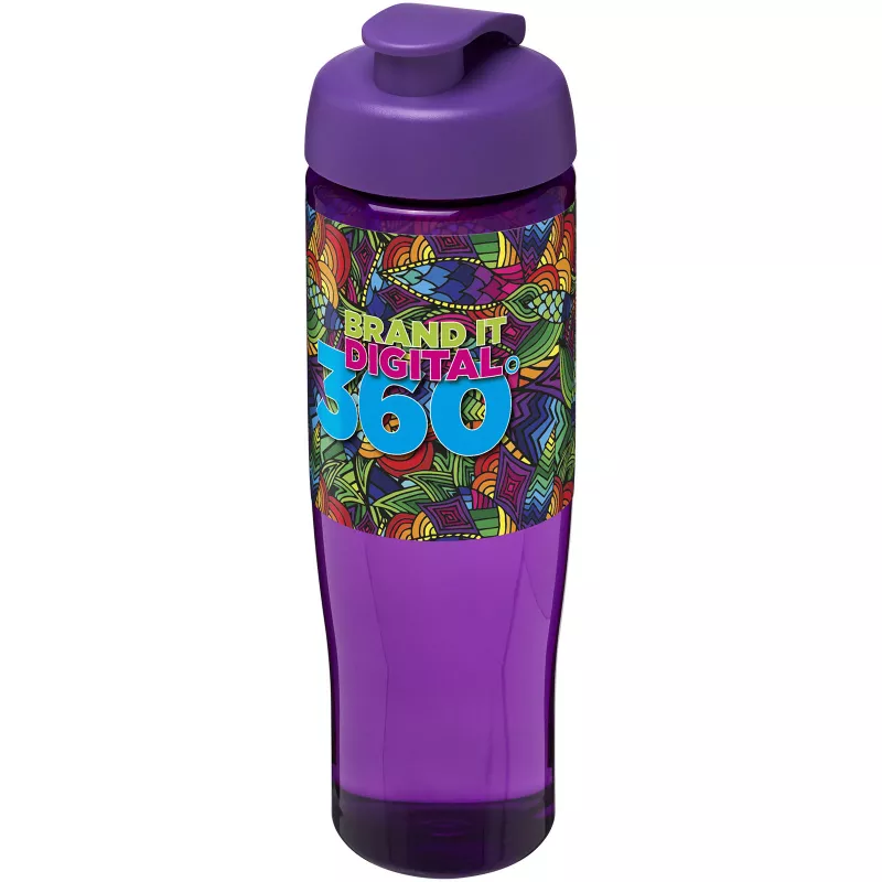 Bidon H2O Tempo® o pojemności 700 ml z wieczkiem zaciskowym - Fioletowy (21004023)