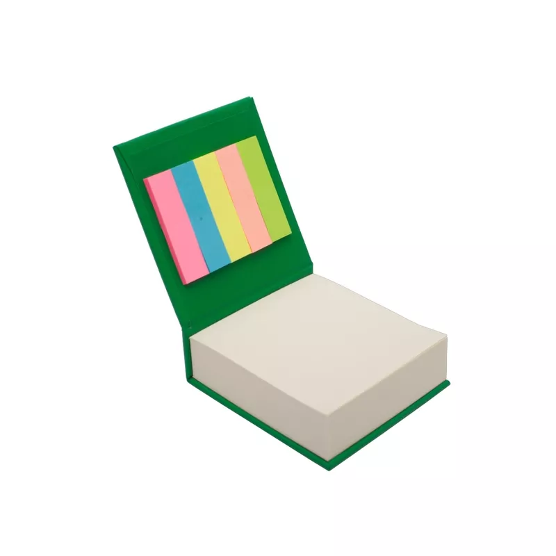 Blok z karteczkami do notatek i do zaznaczania - zielony (R73674.05)