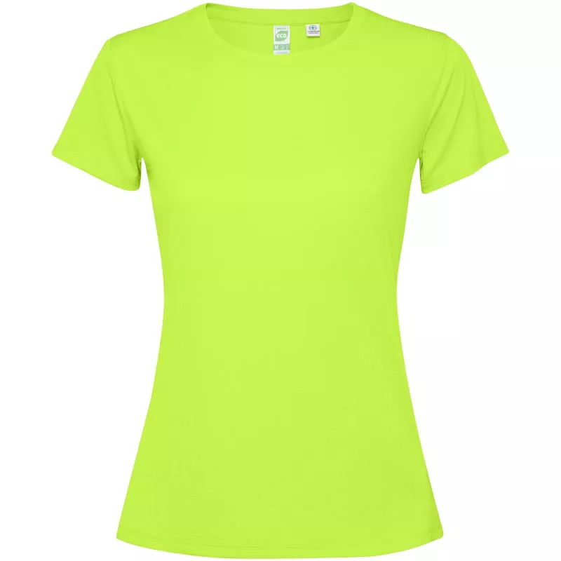 Estoril damska koszulka z krótkim rękawem - Fluor Green (R04315B2)