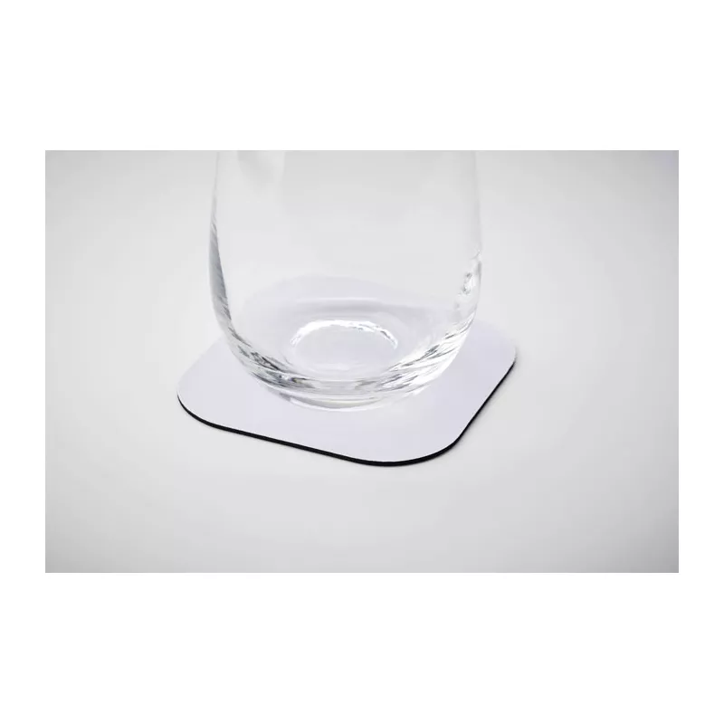 Podstawka pod kubek do sublimacji 9,5x9,5 cm LIENZO - Bialy (MO6474-06)