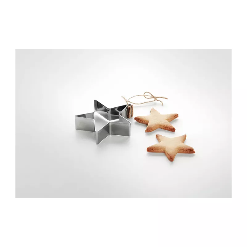 Foremki do ciastek stalowe 3 szt. CUQUI SET - Srebrny Mat (CX1483-16)