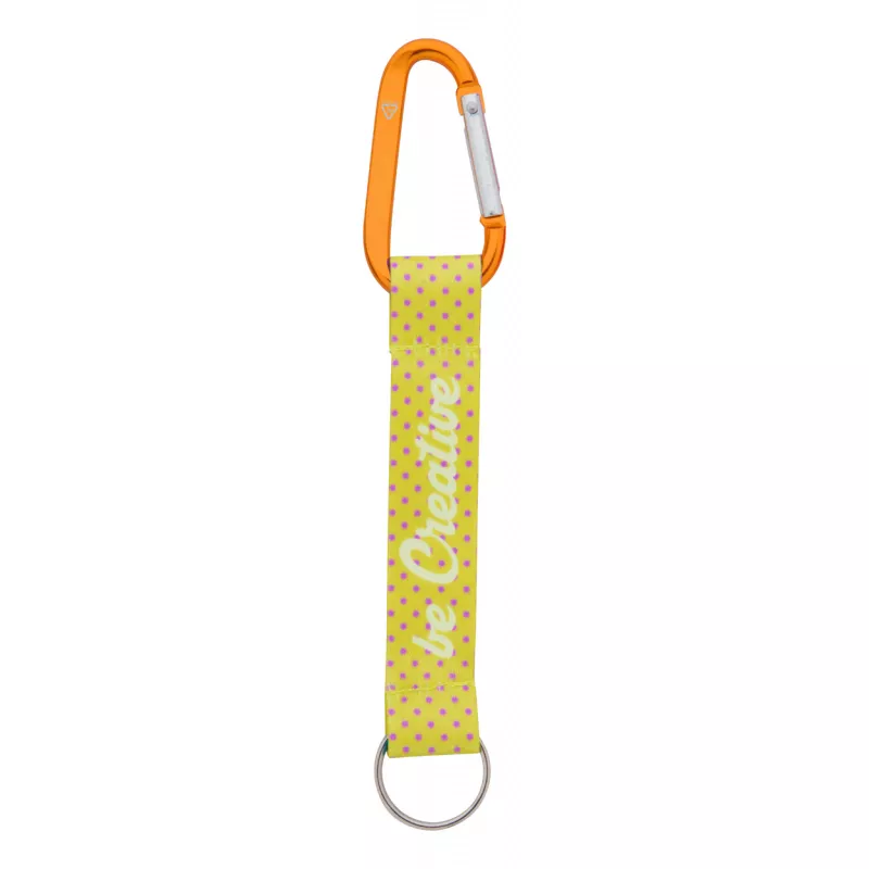 Subiner RPET personalizowany brelok - pomarańcz (AP718987-03)